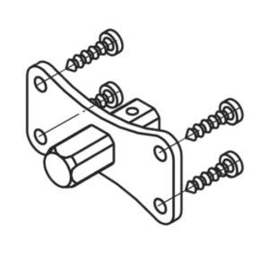 Perno quadro da 10 mm compatibile Serie ERA