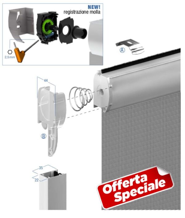 Zanzariera Verticale v40